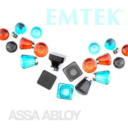 Kd Mobiliario 1 in. Bristol Clear Crystal Cabinet Knob, Satin Brass KD3862088